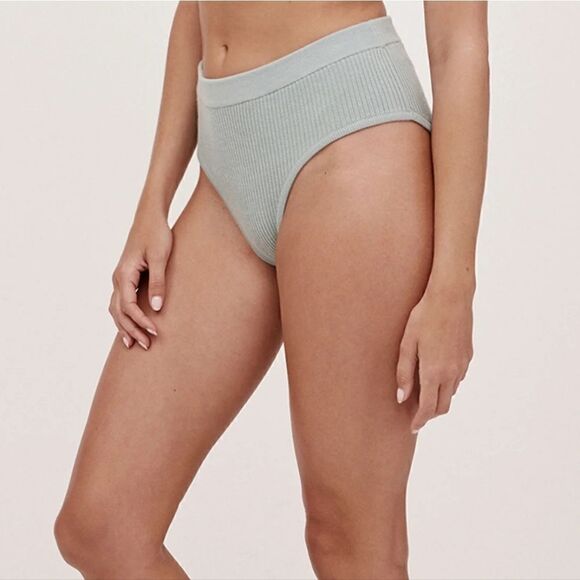 NWOT Naked Cashmere Belen Briefs in Barley - Picture 3 of 5